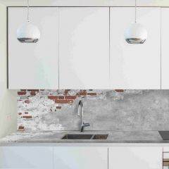 Кухонный фартук со столешницей (А-01) в едином стиле (3050 мм) в Перми - perm.mebel24.online | фото 1
