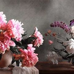 Кухонный фартук Цветы 316 МДФ матовый (3000) Flowers в Перми - perm.mebel24.online | фото