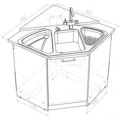 Кухонный гарнитур Симфония оптима 1800х2400 мм в Перми - perm.mebel24.online | фото 18