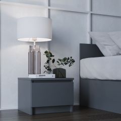 МОРИ ТПМ 400.1 Тумба прикроватная (графит) в Перми - perm.mebel24.online | фото