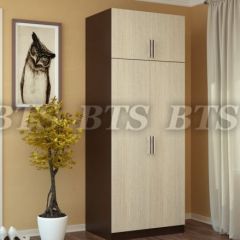 Шкаф 2-х створчатый с перегородкой (венге/лоредо) в Перми - perm.mebel24.online | фото