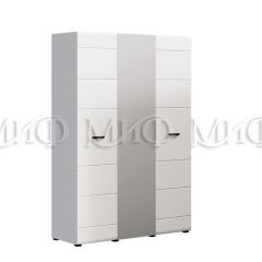 НЭНСИ NEW Шкаф 3-х створчатый (Белый глянец холодный/белый) в Перми - perm.mebel24.online | фото 1