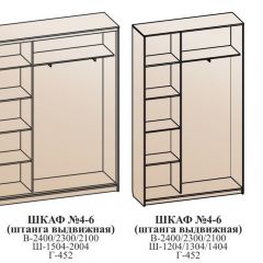 Шкаф №4 1.2-2 Оптима 2400х1204х452 (фасад 2 ЛДСП) в Перми - perm.mebel24.online | фото 6