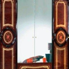 Шкаф 4-х дверный с зеркалами (01.144) Роза (могано) в Перми - perm.mebel24.online | фото