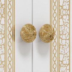 Шкаф 4-х дверный с зеркалами (12.244) Грация (белый/золото) в Перми - perm.mebel24.online | фото 2