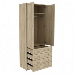 Шкаф для белья со штангой и ящиками арт. 103 в Перми - perm.mebel24.online | фото
