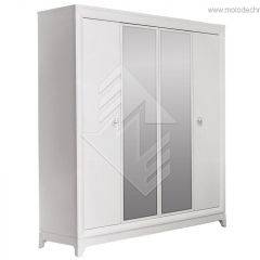 Шкаф для одежды Сабрина (ММ-302-01/04) с зеркалами в Перми - perm.mebel24.online | фото