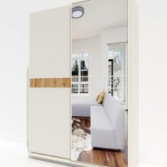 Шкаф-купе 1400 серии SOFT D6+D4+B2+PL2 (2 ящика+1штанга+1 полка) профиль «Капучино» в Перми - perm.mebel24.online | фото