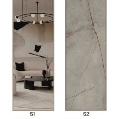 Шкаф-купе 1500 серии SILVER S1+S1+B2+PL2 (2 ящика+1 штанга+1 полка) профиль «Серебро» в Перми - perm.mebel24.online | фото 7