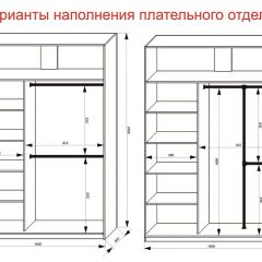Шкаф-купе 1600 серии SOFT D8+D2+B2+PL4 (2 ящика+F обр.штанга) профиль «Капучино» в Перми - perm.mebel24.online | фото 9