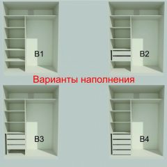 Шкаф-купе 1700 серии NEW CLASSIC K3+K3+B2+PL1 (2 ящика+1 штанга) профиль «Капучино» в Перми - perm.mebel24.online | фото 7