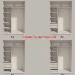 Шкаф-купе 1700 серии SILVER S3+S4+B2+PL4 (2 ящика+F обр.штанга) профиль «Серебро» в Перми - perm.mebel24.online | фото 5