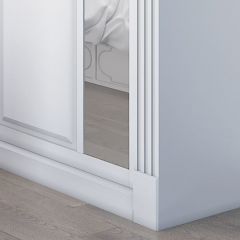 Шкаф-купе 2150 серии NEW CLASSIC K6Z+K1+K6+B22+PL2(по 2 ящика лев/прав+1 штанга+1 полка) профиль «Капучино» в Перми - perm.mebel24.online | фото 5