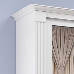 Шкаф-купе 2450 серии NEW CLASSIC K1+K1+K1+B22+PL4 (по 2 ящика лев/прав+F обр.штанга) профиль «Капучино» в Перми - perm.mebel24.online | фото 4