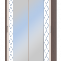 Шкаф-купе Флоренция 1,5 с 2 зеркалами в Перми - perm.mebel24.online | фото 2