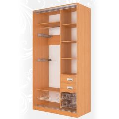 Шкаф-купе Жаклин 1200 вариант 7 (Тройной ЛДСП/Тройной ЛДСП) в Перми - perm.mebel24.online | фото 3