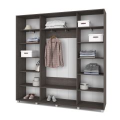 МАРТИН Шкаф-купе с зеркалом Анкор темный (2200*450) М422 в Перми - perm.mebel24.online | фото 2