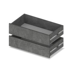 МАРТИН Шкаф-купе с зеркалом Камень темный (2200*450) М422 в Перми - perm.mebel24.online | фото 3