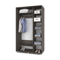 РОЛАНД Шкаф-купе с зеркалом Анкор темный (600*1400) Р642 в Перми - perm.mebel24.online | фото 2
