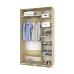 РОЛАНД Шкаф-купе с зеркалом Ирландский дуб (450*1300) Р432 в Перми - perm.mebel24.online | фото 3