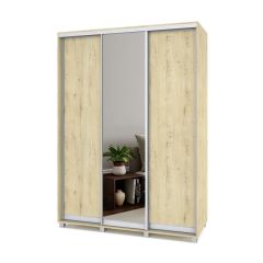РОЛАНД Шкаф-купе с зеркалом Ирландский дуб (450*1600) Р462 в Перми - perm.mebel24.online | фото 2
