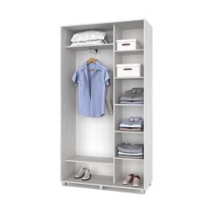 РОЛАНД Шкаф-купе с зеркалом Шимо светлый (450*1200) Р422 в Перми - perm.mebel24.online | фото 3