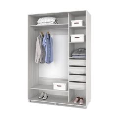 РОЛАНД Шкаф-купе с зеркалом Шимо светлый (600*1300) Р632 в Перми - perm.mebel24.online | фото 4