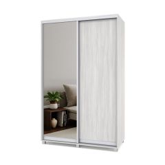 РОЛАНД Шкаф-купе с зеркалом Шимо светлый (600*1400) Р642 в Перми - perm.mebel24.online | фото 2