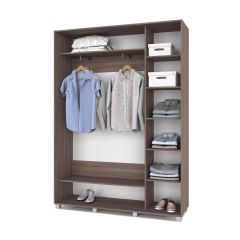 РОЛАНД Шкаф-купе с зеркалом Шимо темный (450*1600) Р462 в Перми - perm.mebel24.online | фото 3