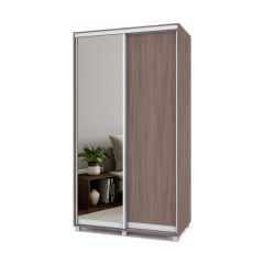 РОЛАНД Шкаф-купе с зеркалом Шимо темный (600*1200) Р622 в Перми - perm.mebel24.online | фото