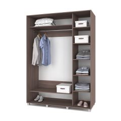 РОЛАНД Шкаф-купе с зеркалом Шимо темный (600*1800) Р682 в Перми - perm.mebel24.online | фото 2