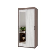 ТОМАС Шкаф-купе с зеркалом Шимо темный/светлый Т22 в Перми - perm.mebel24.online | фото