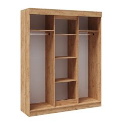 Шкаф-купе ТВИСТ Белый/Дуб крафт золотой в Перми - perm.mebel24.online | фото 2
