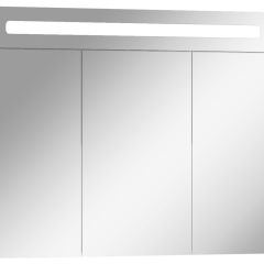 Шкаф-зеркало Аврора 85 с подсветкой LED Домино (DV8010HZ) в Перми - perm.mebel24.online | фото
