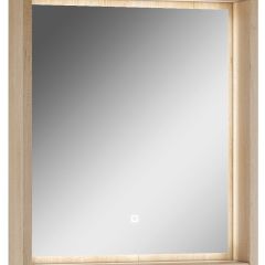 Шкаф-зеркало Nice 60 с подсветкой Домино (DN4706HZ) в Перми - perm.mebel24.online | фото
