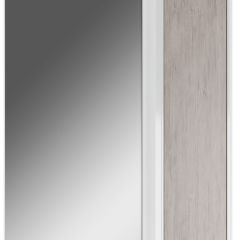 Шкаф-зеркало Uno 60 Дуб серый левый/правый Домино (DU1503HZ) в Перми - perm.mebel24.online | фото