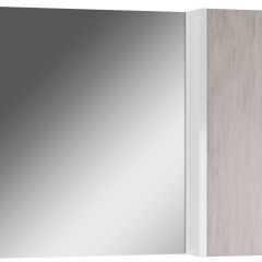 Шкаф-зеркало Uno 80 Дуб серый левый/правый Домино (DU1504HZ) в Перми - perm.mebel24.online | фото