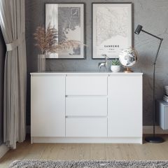 МОРИ Спальный гарнитур (белый) в Перми - perm.mebel24.online | фото 12