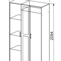 Спальный гарнитур МСП-1 (Дуб золотой/Камень темный) 1400 в Перми - perm.mebel24.online | фото 9