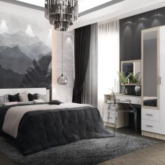 СОФИ Спальный гарнитур (модульный) в Перми - perm.mebel24.online | фото