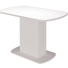 Стол обеденный Соренто (Белый глянец) в Перми - perm.mebel24.online | фото 2