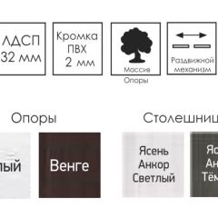 Стол раскладной Ялта (опоры массив резной) в Перми - perm.mebel24.online | фото 8