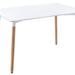 Стол деревянный Table 110 white / wood в Перми - perm.mebel24.online | фото