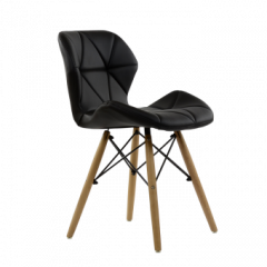 Стул Barneo N-42 Perfecto PU черный в Перми - perm.mebel24.online | фото 1