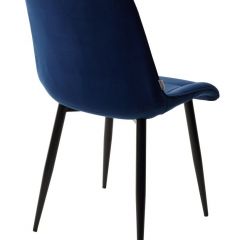 Стул CHIC BLUVEL-86 NAVY BLUE / черный каркас М-City в Перми - perm.mebel24.online | фото 3