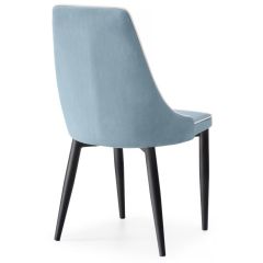 Стул на металлокаркасе Kora 1 light blue / white / black в Перми - perm.mebel24.online | фото 4