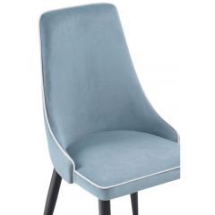 Стул на металлокаркасе Kora 1 light blue / white / black в Перми - perm.mebel24.online | фото 5