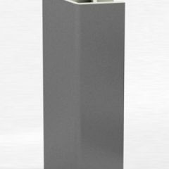 Угловое соединение для цоколя 135 гр. h100 мм (Алюминий, Белый, Черный, Сонома) в Перми - perm.mebel24.online | фото 1