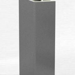 Угловое соединение для цоколя 135 гр. h150 мм (Алюминий, Белый, Черный, Сономаый) в Перми - perm.mebel24.online | фото 1
