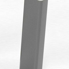 Торцевая заглушка  для цоколя h100 мм (Алюминий, Белый, Черный, Сонома) в Перми - perm.mebel24.online | фото 1